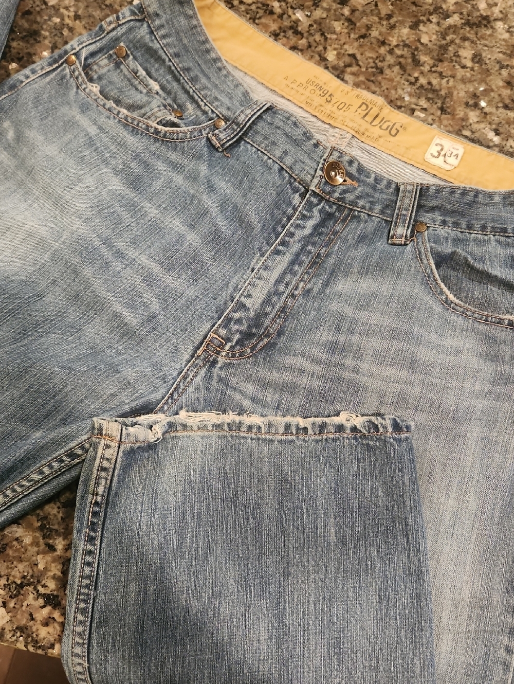 Plugg Men’s Light Blue Relaxed Jeans